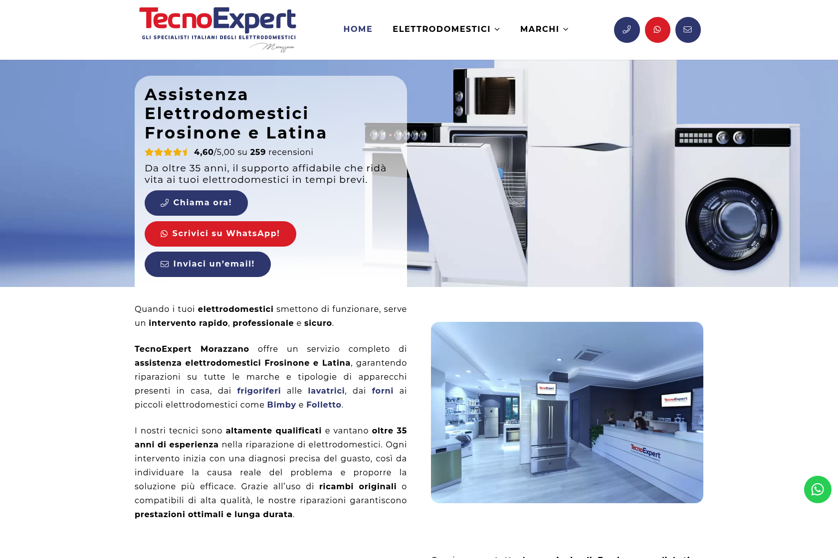 Screenshot tecnoexpertmorazzano.it